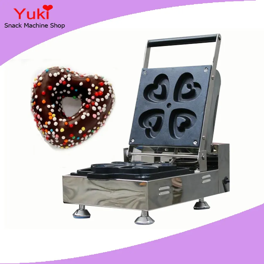 Wholesale Commercial Heart Shaped Doughnut Making Machine Electric
