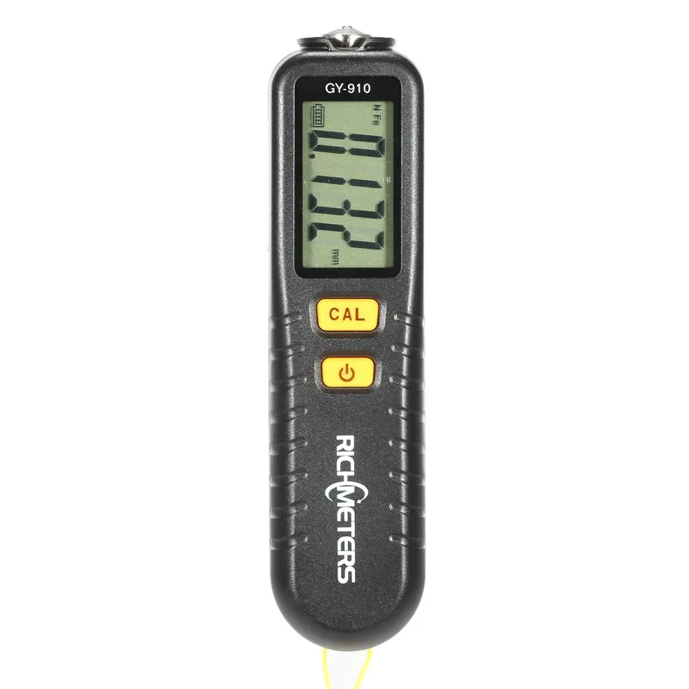 Freeshipping Digital Medidor de Espessura de Revestimento de tinta portátil Handheld Gauge Tester diagnóstico-ferramenta Fe / NFe Revestimentos Display LCD