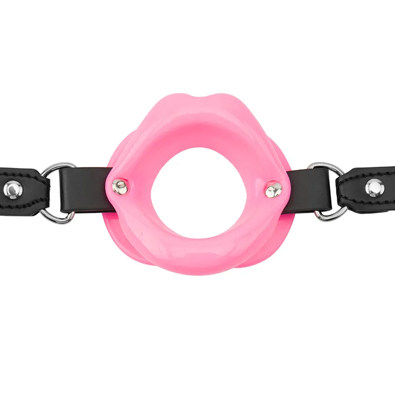 New Erotic Toys Slave bdsm Bondage Strap Lips O Ring Gag Fetish Silicone Open Mouth Gag Blowjob Adult Sex toys for Couples8414230