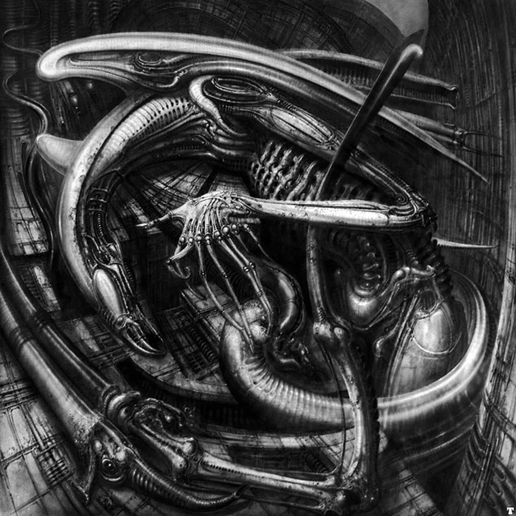 thumbnail image 2 of Giger's Alien By H.R. Giger - 24x36 Art Print Poster - Studio B 2 of 6