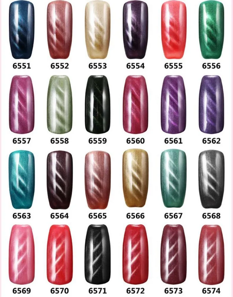 2017 Nuovo arrivo Mei-fascino i cateye Nail Polish 15ml UV GEL POLISH impregnare il gel unghie DHL 48 pz / lotto