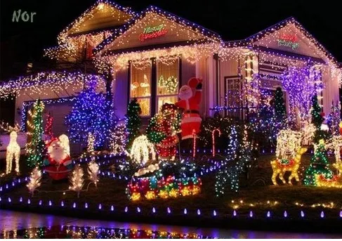 30m 300 LED -strängljus Hela vita Flash Light Christmas Party Fairy Wedding Lights AC110V220V8781305