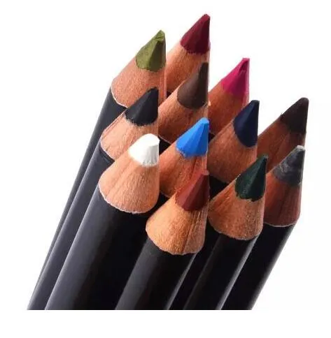 Cosmetici matita eyeliner impermeabili da 60 pezzi Dodici colori diversi Buona vendita più venduta Matita labbra trucco più basso