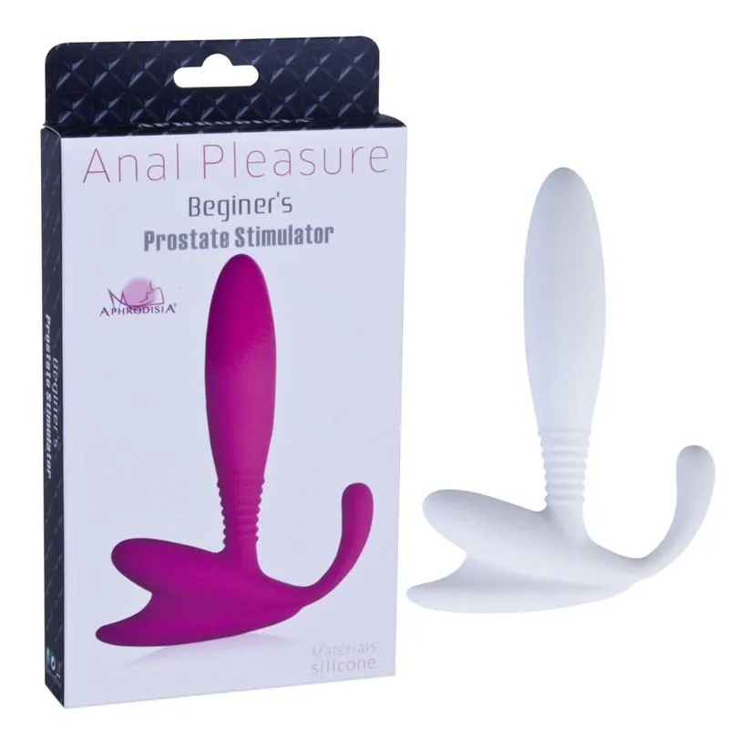 Anal Plug Prostata Stimulering Massager Silikon Butt Plug, Farmaceutisk kvalitet Silica Gel Kvinna Vuxen Sexleksaker 3 Färger Gratis med DHL