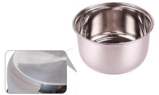 5L Reiskocher aus rostfreiem Stahl nicht kleben Innentopf Reiskocher Topf Hardware Küchengerät Zubehörteile von Hardware Eis barrels