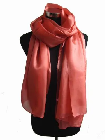 Femmes dames plaine couleur unie 100% soie écharpe châle Wrap écharpe écharpes écharpe SOFT 12 pcs/lot #1433