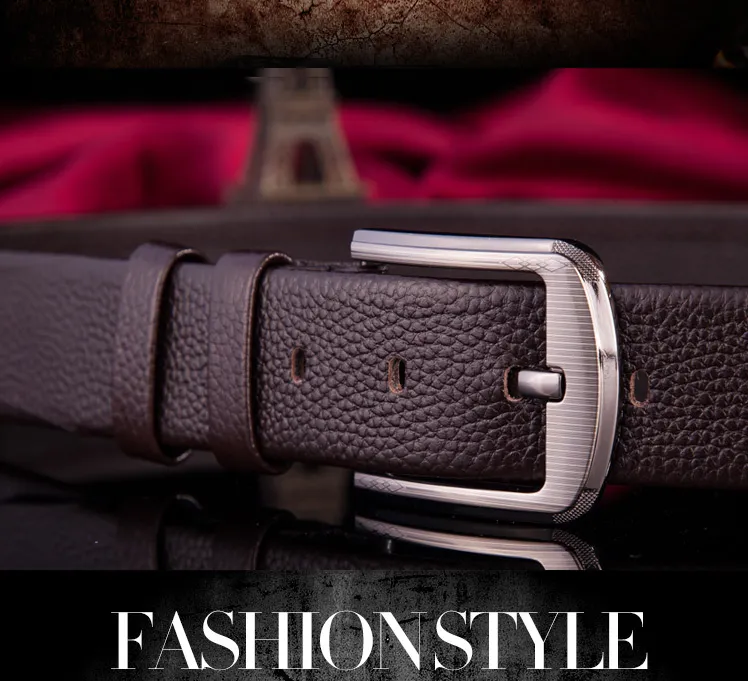 F Belt 001 New Fashion Men 's Business Belts Luxury Superman Automatic 229E250D