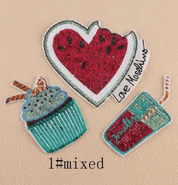 DIY Sequin Iron On Patch Stickers For Clothing And Fabric Stickers Glitter  Cake, Heart, Watermelon, And More From Chinaruitradealice, $12.31