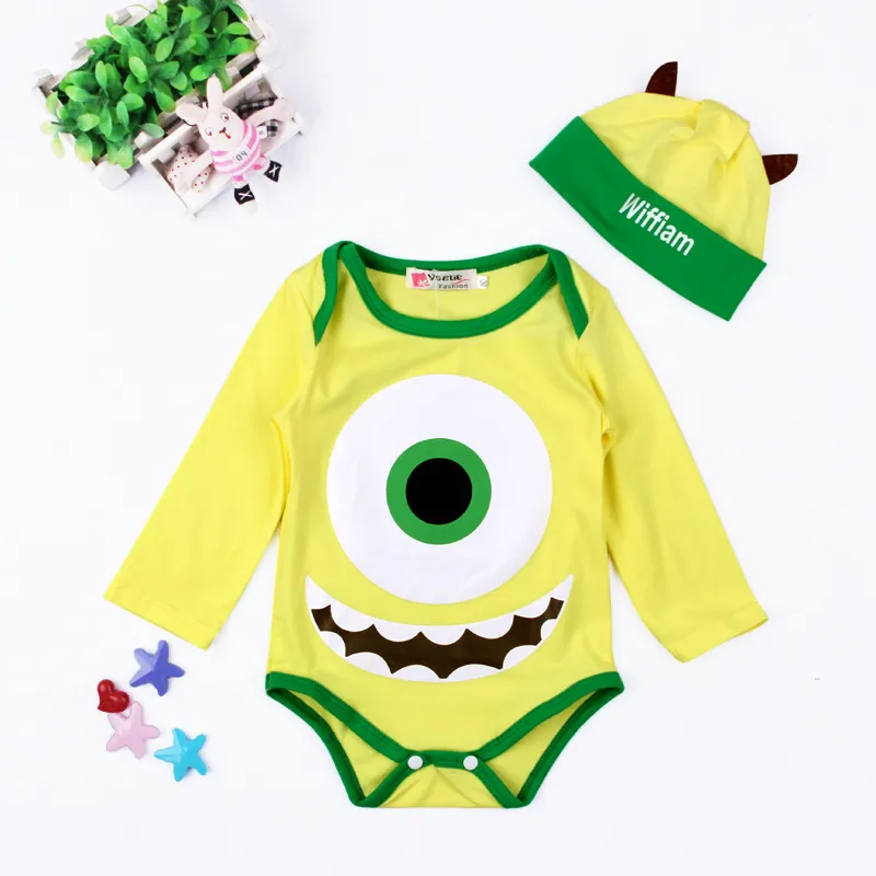 Cartoon Styles Baby Rompers Hat Newborn Cute Animal Baby Boys Girls Cotton Jumpsuits Fantasia Infantil Babies Clothes