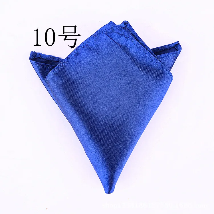 Fashion Mens formal wear suits pocket handkerchief solid color square handkerchiefs Solid Color Optional Multi-types DHL