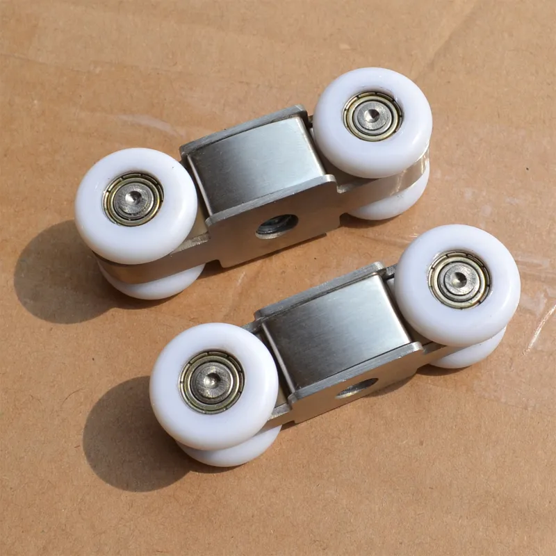 ultra-quiet wooden door roller furniture sliding window pulley hanging track nylon wheel glass bearing hardware