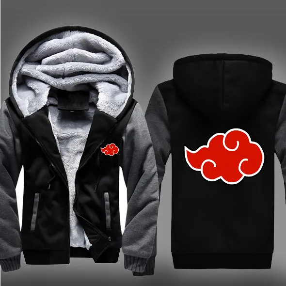 Naruto Akatsuki Hoodie Cosplay Kostüm Der Männer Sasuke Kakashi Sweatshirt  Winter Vlies Warmer Mantel S 5XL Geben Verschiffen Frei Von 35,98 € | DHgate