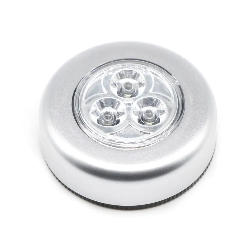 Umlight1688 500 pièces Lot 3LED alimenté par batterie sans fil veilleuse bâton robinet tactile lampe bâton-on Push lumière mettre n'importe où