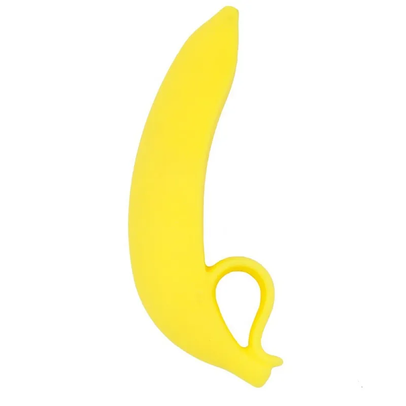 i viola/rosa/giallo colore silicone banana plug anale, ano perline vagina punto G massaggiatore erotico butt plug giocattoli anali gioco adulti