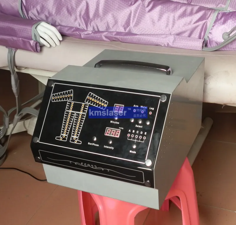 Güçlü Pressotherapy Hava Basıncı Tam Vücut Zayıflama Takımı Lenfatik Drenaj Masaj Makinesi