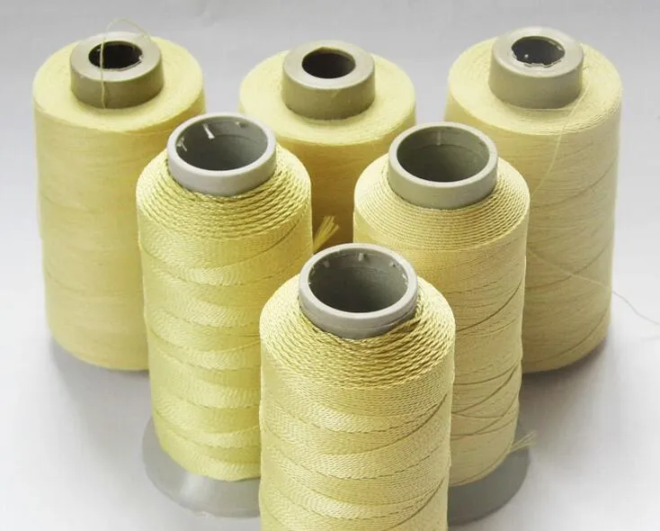 縫製摩耗耐性カイトワイヤー超引張アラミド糸高温火剤ライン