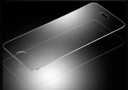 Protector de pantalla de vidrio templado de calidad para iPhone 5s sin paquete de prueba