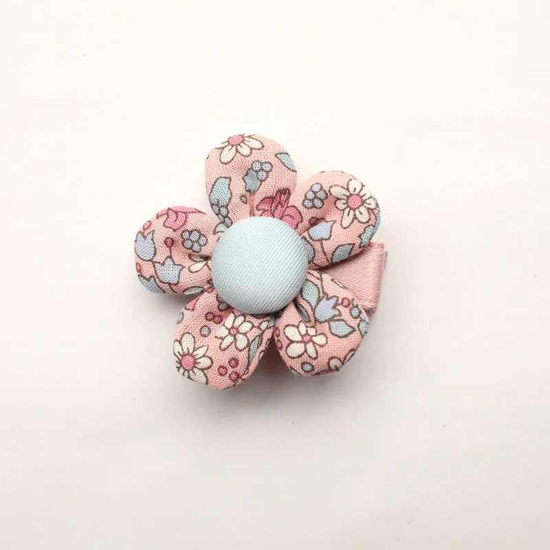 Новые пять листьев аксессуары для волос с цветочными волосами Baby/Mold Children Flower Barrettes