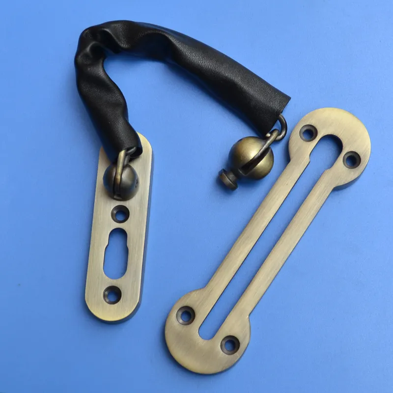 Green bronze Anti-theft deduction thick door security chain buckle hotel home door bolt lock household hardware part latch