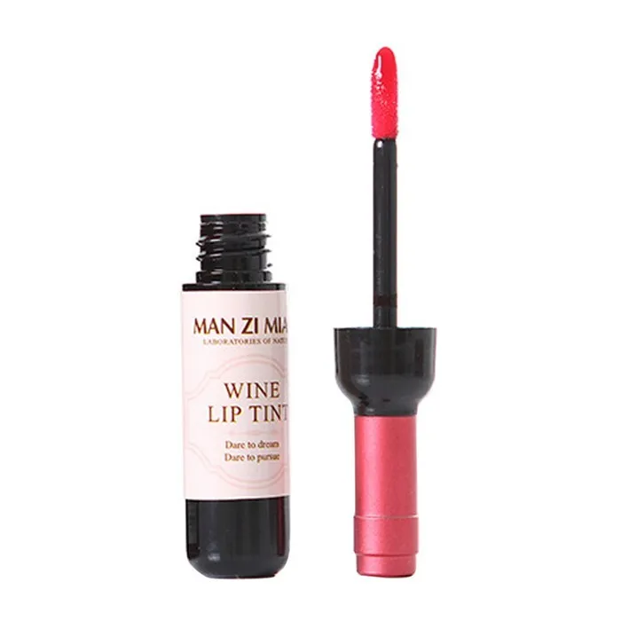 6 Colors Red Wine Bottle Stained Matte Lipstick Lip Gloss Tint Liquid Lipstick Easy to Wear Waterproof Non-stick Lipgloss (3)