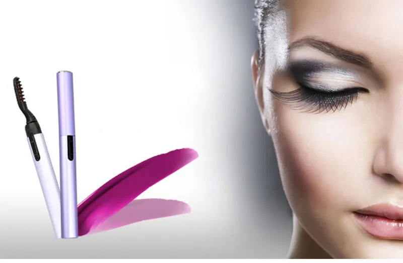 Estilo Caneta portátil Elétrica Aquecida Maquiagem Eye Lashes de Longa Duração Pestana Rolo Lashes Curlers Make Up Adereços Frete Grátis ZA2011