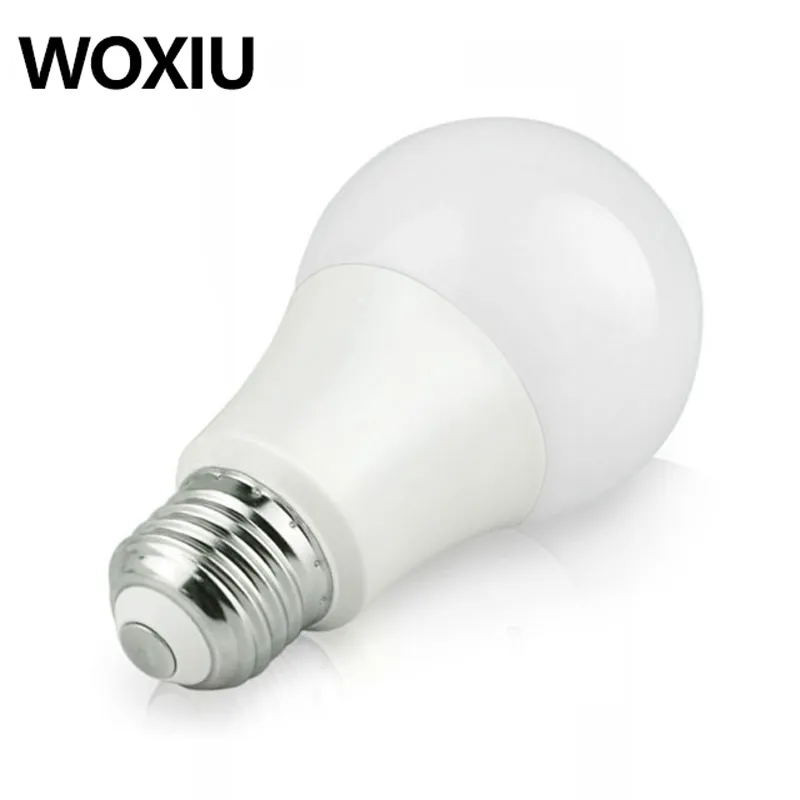 Woxiu 알루미늄 플라스틱 화이트 9W 12W 15W LED 전구 높은 루멘 방수 램프 일광 샹들리에 광원