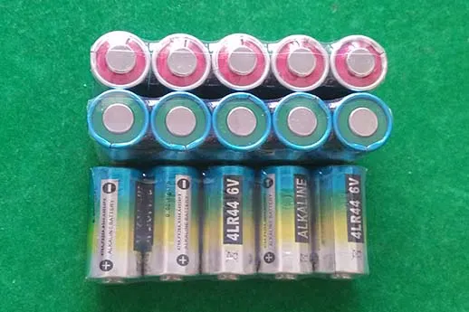 Mercury free 6V Alkaline cell battery 4LR44 476A 4AG13 L1325 A28 for camera dog fence collars