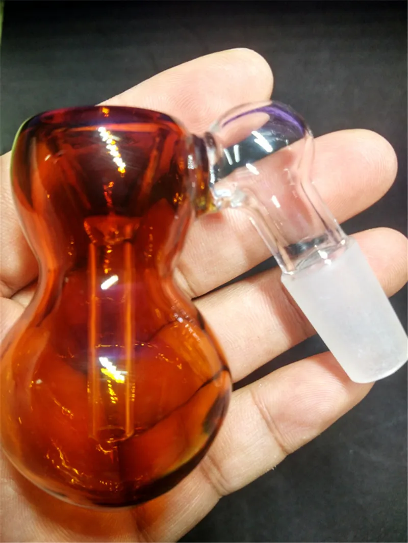 Стеклянное курение ясенью Чаша Мужской Женский 14 мм 18 мм Bubbler Pyrex Перколятор Адаптер Bongs Водяной труб