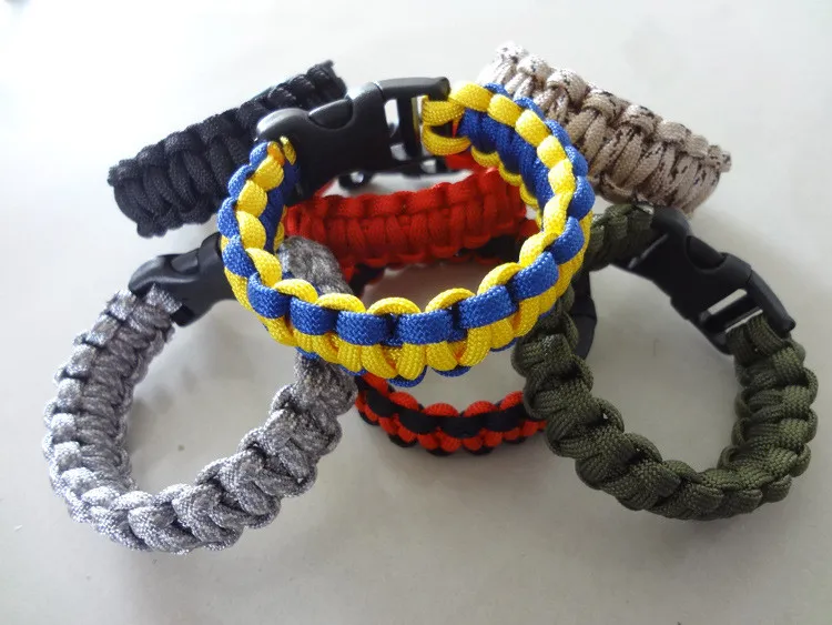 Mix Color 200 Team Paracord Survival Bracelett