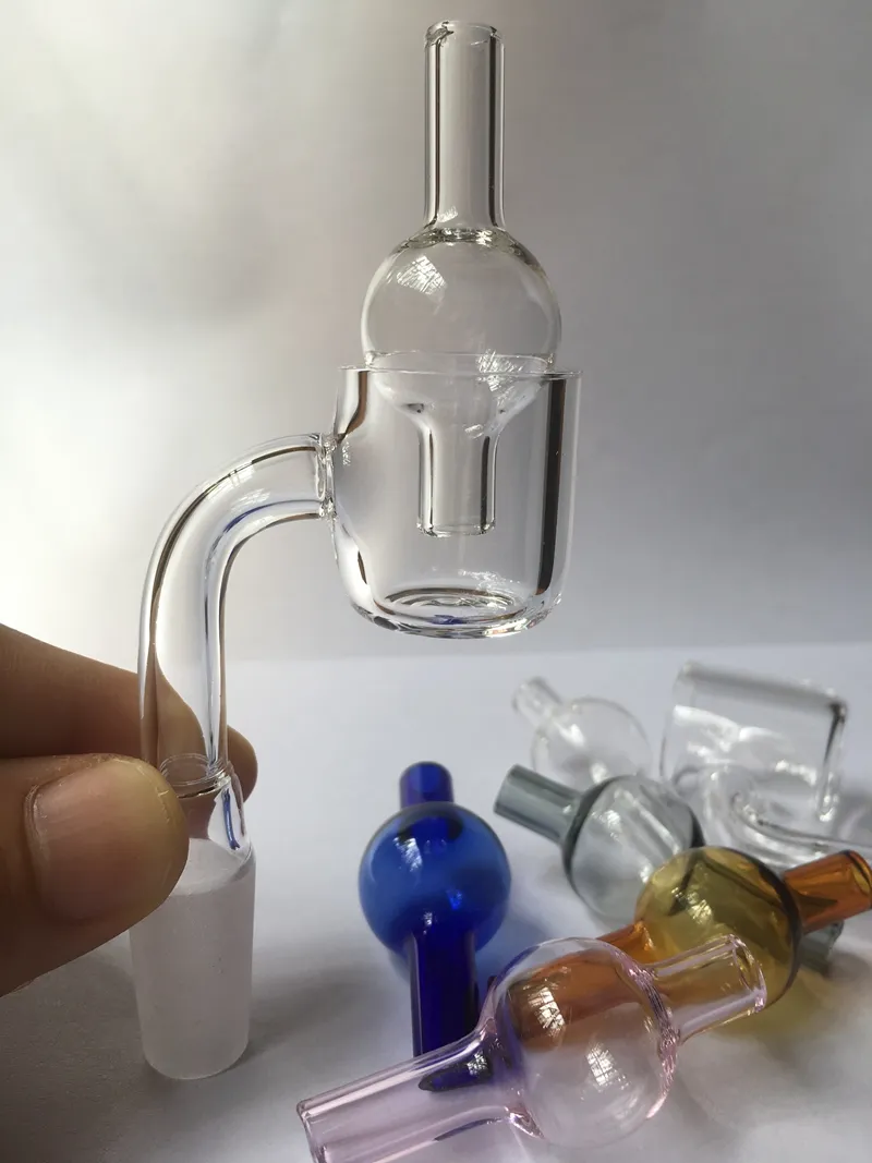 Modèle Flat Top 3mm Épaisseur XXL Quartz Banger Nail et couleur Ball Carb Cap 10mm 14mm 18mm Mâle Femelle Quartz Bangers Nails