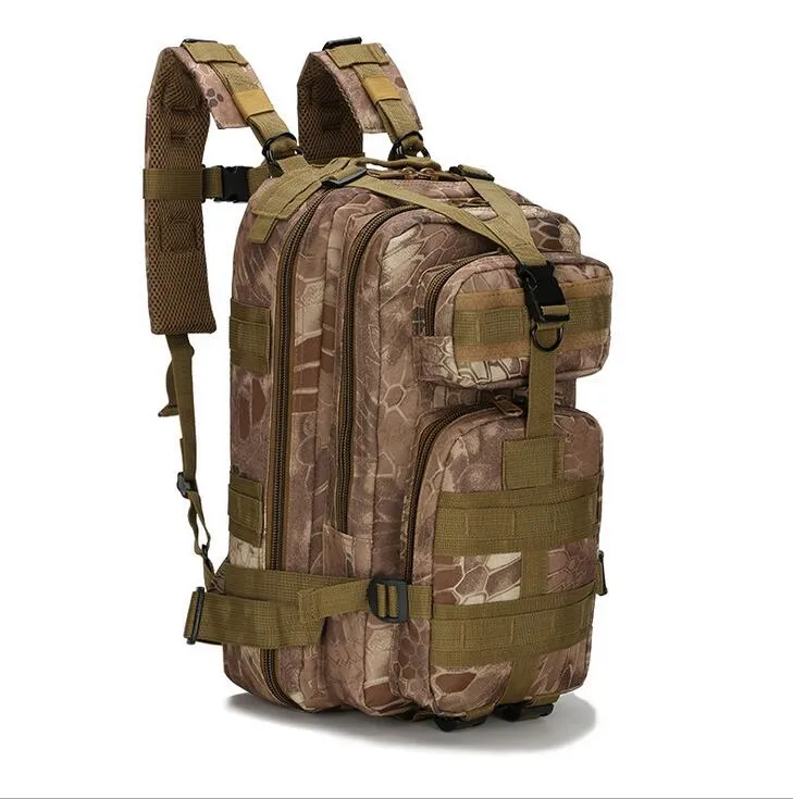 Hoge kwaliteit 30L wandelen camping tas militaire tactische trekking rugzak rugzak camouflage rugzakken aanval rugzakken buiten sporttassen