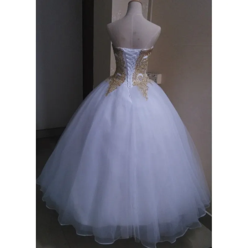 slim fit dress slacks Glitter Off Shoulders Gold Sweet 15 Dress Formal Dress main image 0
