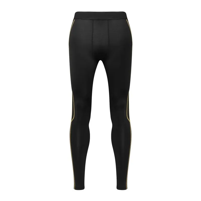 Grossist-män kompression byxor svart vit sport basket gym bodybuilding joggers skinny stretchy långa byxor täta inre leggings