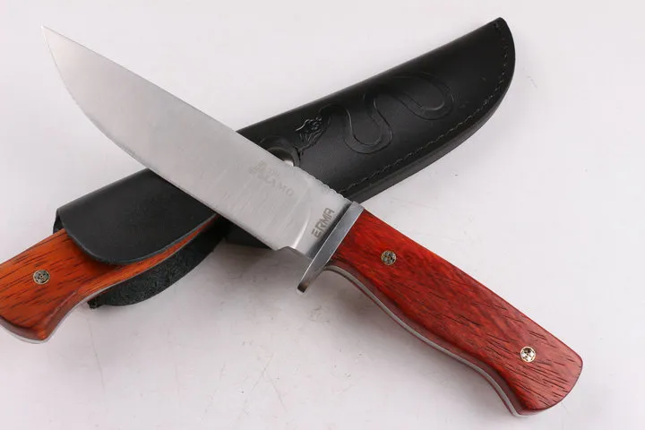 Kleine rode Python Boyd Messen Camping Vissen Wandelen Tactische Combat Hunting Fixed Blade Mes