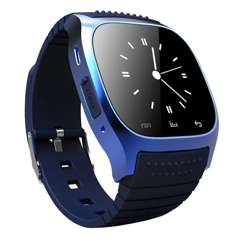 M26スマートウォッチ防水Bluetooth LED Alitmeter Music Player Prodometer SmartWatch for Android iPhoneスマートフォンよりよくDZ09 U8