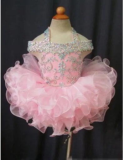 Настоящее изображение театрализованные платья для малышей розовые платья для выпускного пилота Организа