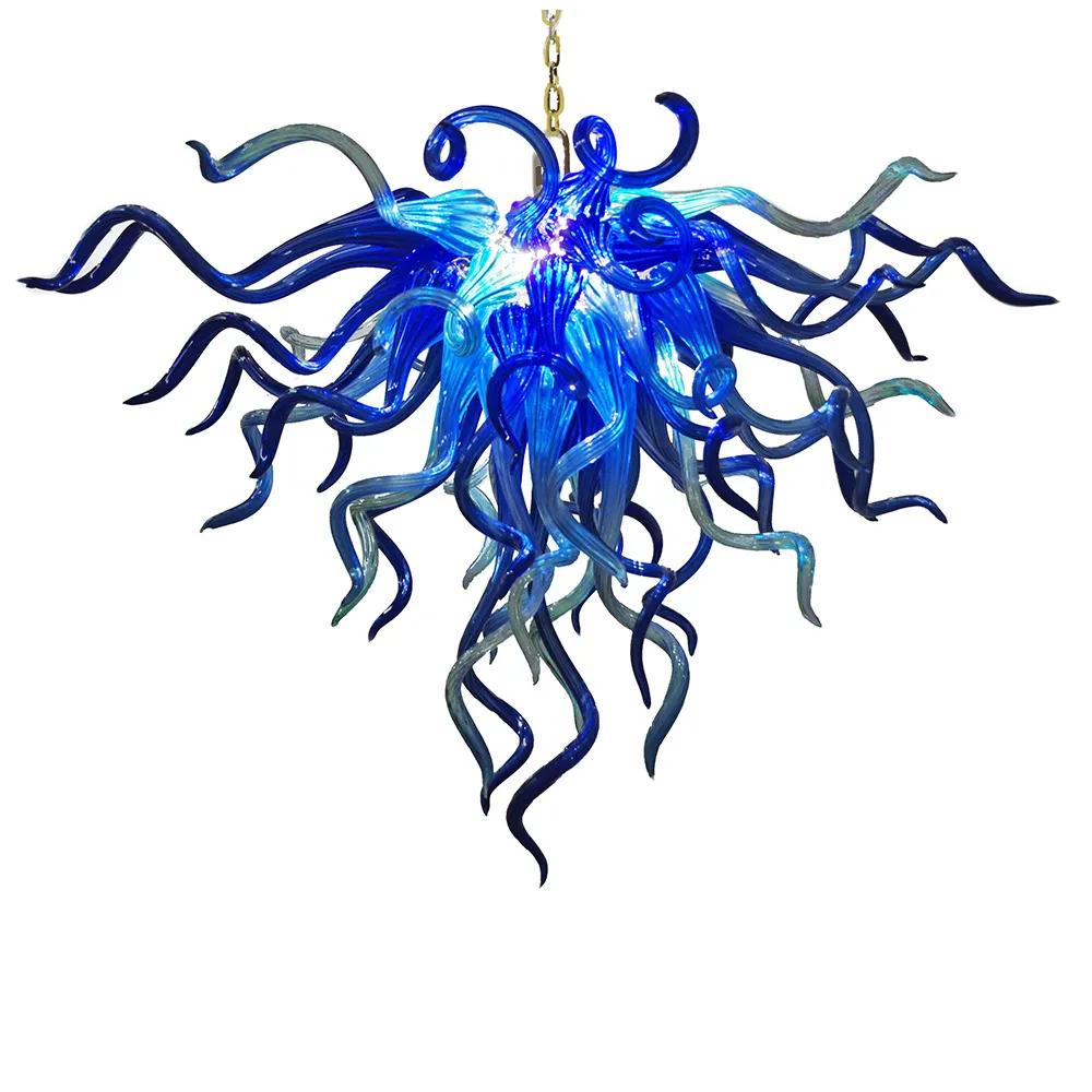 Pendant Lamps Chandeliers Crystals Light Energy Saving Lights Source House Decoration Living Room Lighting Handmade Blown Glass Small Chandelier