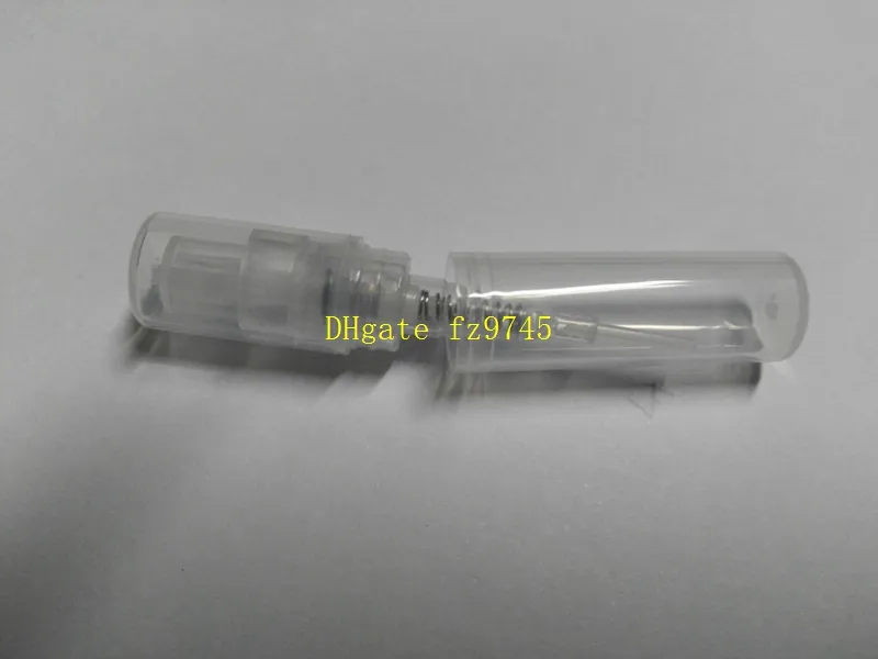 / 무료 배송 2ml 3ml 플라스틱 향수 병, 빈 Refilable 스프레이 병, 작은 Parfume Atomizer, 향수 샘플 튜브