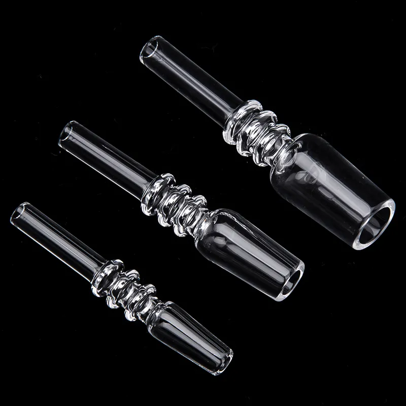 Pointe de quartz 10 mm 14 mm 19 mm 100 % véritables accessoires pour fumer avec joint transparent pour collecte de nectar clou à quartz avec joint mâle pour ensemble NC