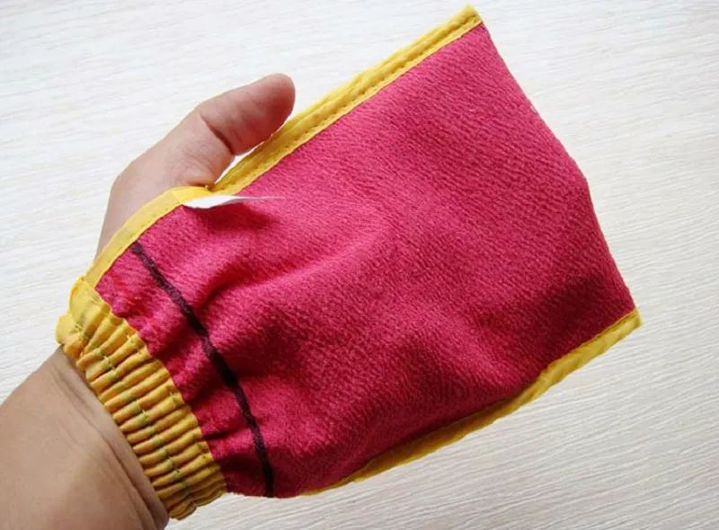 Dwustronna Korea Hammam Scrub Mitt Magic Peeling Glove Exfoliating Tan Removal Mitt WA16353551882