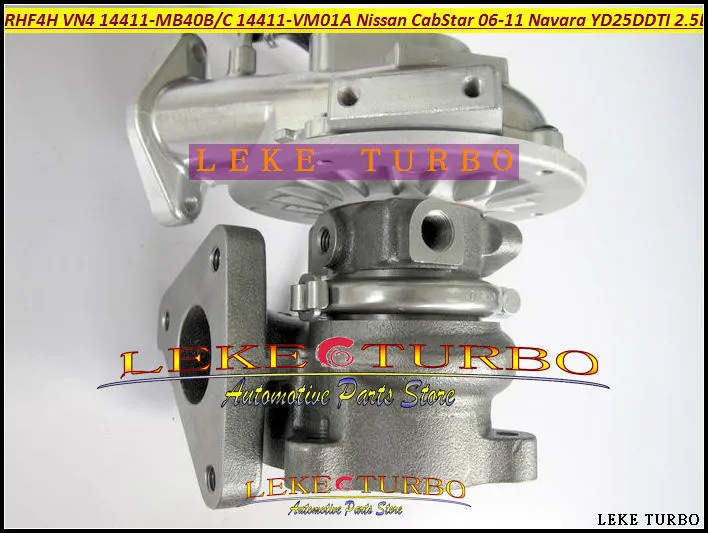 RHF4H VN4 14411-MB40B 14411-VM01A 14411-MB40C Turbo Turbocharger For NISSAN CabStar 2006-11 Navara D22 YD25DDTI 2.5L DCI 110HP (2)