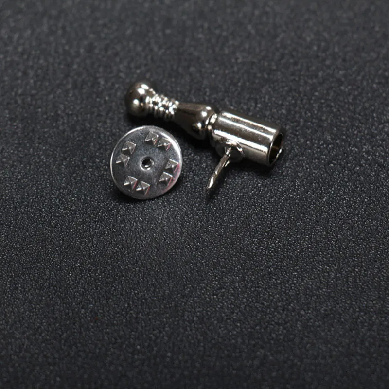 Srebrny pióro Broszka Baza Broszka Szpilki DIY Biżuteria Ustalenia Biżuteria Akcesoria Metalowa Kapel Pin Baza Dla Kobiet Mężczyzn Krótkie szpilki Broszki