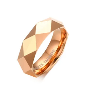유럽 ​​미니멀리즘 멀티 디자인 남성 반지 쿨 텅스텐 스틸 카바이드 링 펑크 힙합 반지 3 색 보석