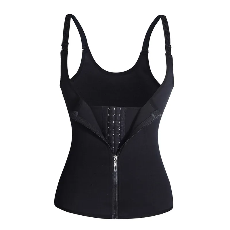 Kvinnor Vest Body Shaper Neopren Sexig Slimming Exersice Steampunk Bustier Waist Trainer Cincher Wear Plus Size 9068