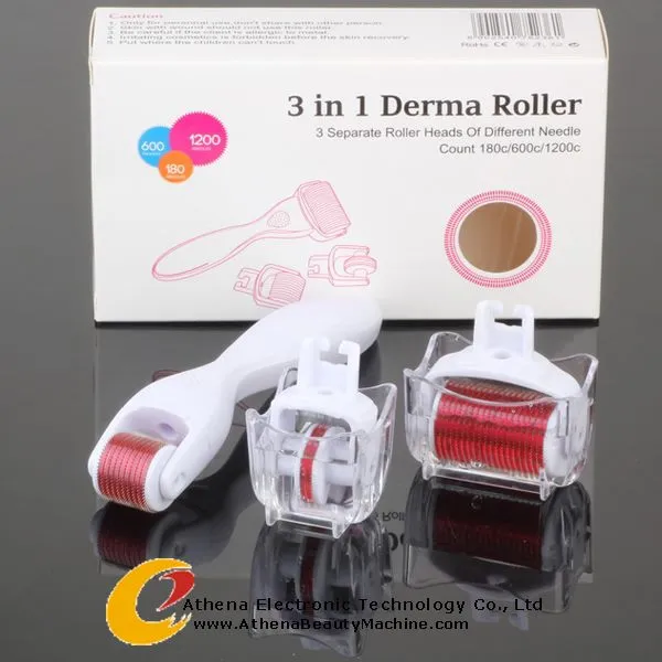 Heimgebrauch Derma Roller Master Micro Needle System Haut Anti-Aging Akne Dehnungsstreifen Cellulite 1,0 mm