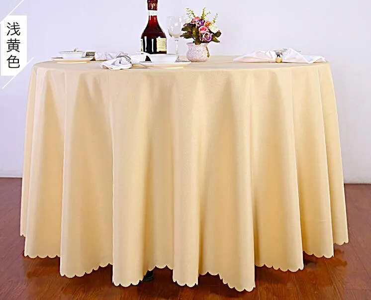 Tafelkleed tafelkleed ronde voor banket bruiloft decoratie tafels satijnen stof tafel kleding bruiloft tafelkleed thuis textiel WT045