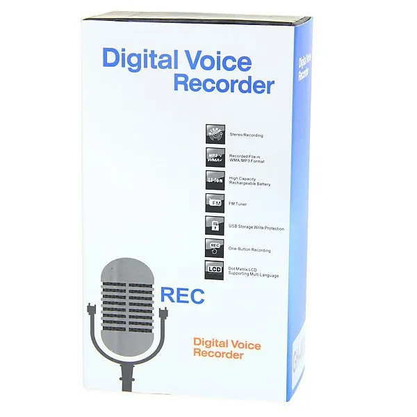 8GB Portable LCD Screen L87 Digital Voice Recorder With Retail Box Mini