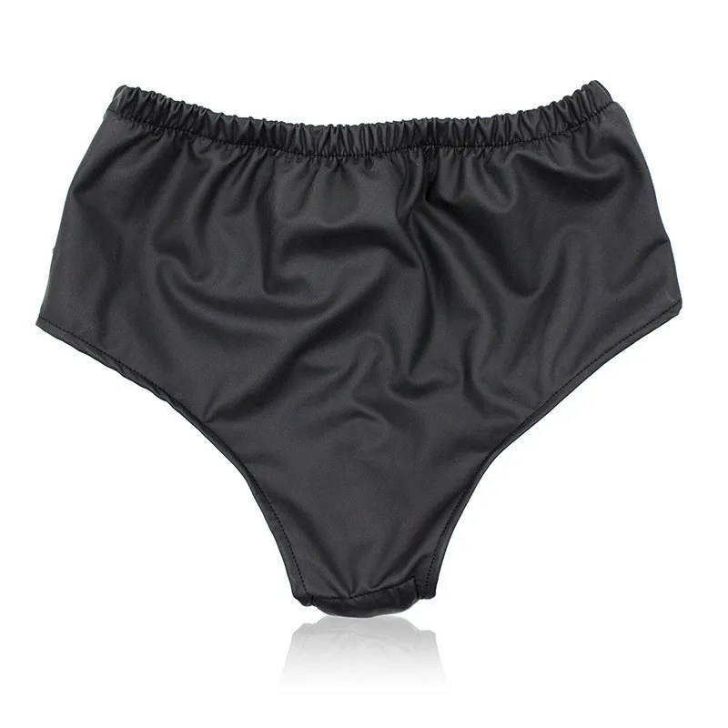 Culotte PVC Unisexe Avec Plug Anus - Pour Débutants En BDSM Et Massage