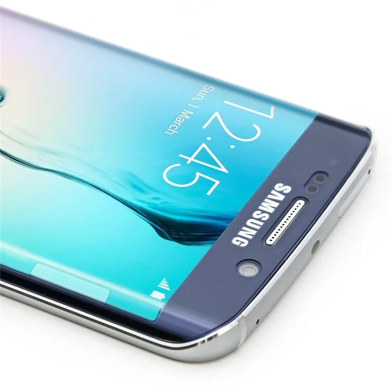 50 Stück 9H 0,3 mm 3D gebogener 3D-Vollbild-Schutz aus gehärtetem Glas für Samsung Galaxy S6 Edge Plus, kein Paket