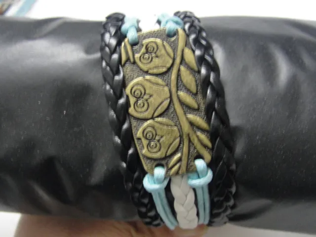 Random mix styles Leather Bracelet Infinity Cross Anchor Love Heart Owl Believe Pearl Charm Couple Bracelet